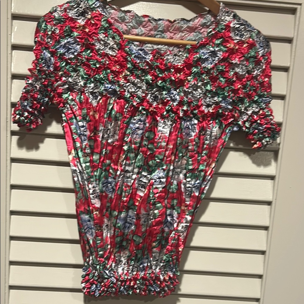 Floral Multicolor Women's Top